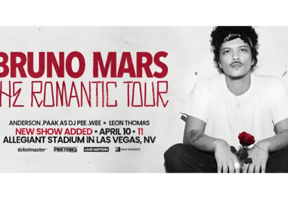 Bruno Mars at Allegiant Stadium